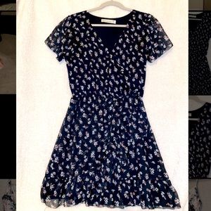 Abercrombie Navy Floral Dress